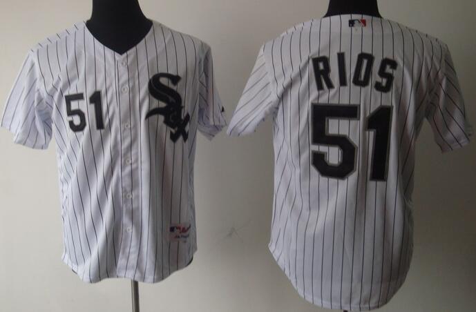 Chicago White Sox 51 RIOS White men baseball mlb jerseys