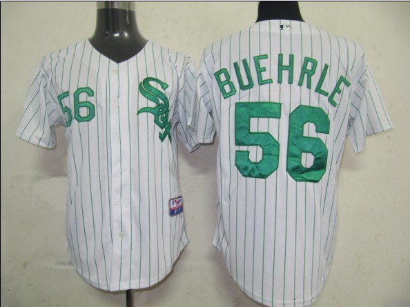 Chicago White Sox 56 Buehrle White men baseball mlb jersey