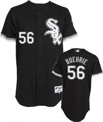 Chicago White Sox 56 Mark Buehrle Black men baseball mlb Jersey