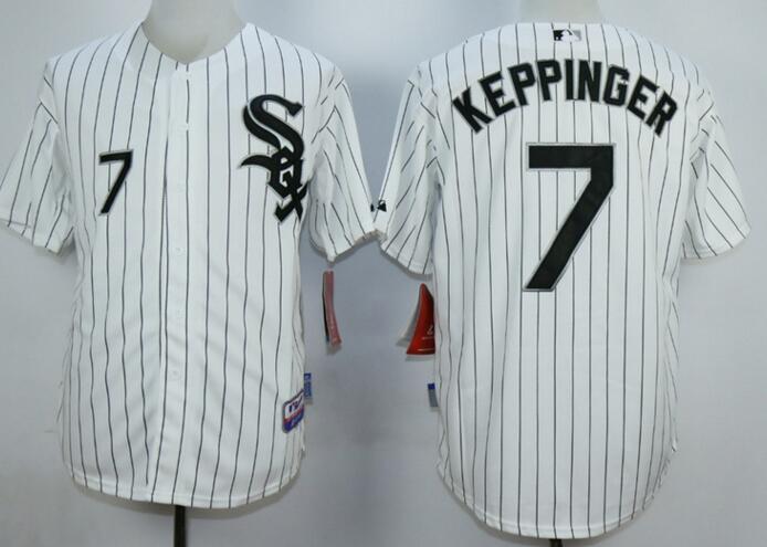 Chicago White Sox 7 Jeff Keppinger White men baseball mlb Jersey