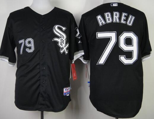 Chicago White Sox 79 Jose Abreu black men baseball mlb Jersey