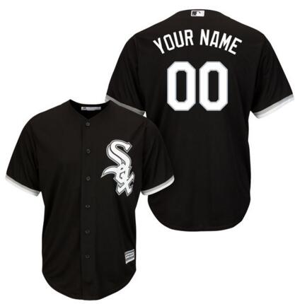 Chicago White Sox jerseys Majestic Black Alternate Cool Base Custom any name number