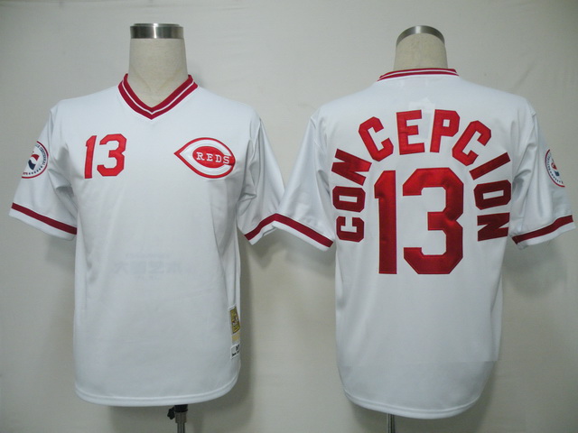 Cincinnati Reds 13 Concepcion White men baseball mlb jerseys