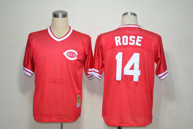 Cincinnati Reds 14 Pete Rose Red men baseball mlb Jerseys