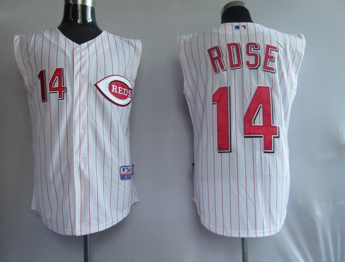 Cincinnati Reds 14 Rose White men baseball mlb  Jerseys