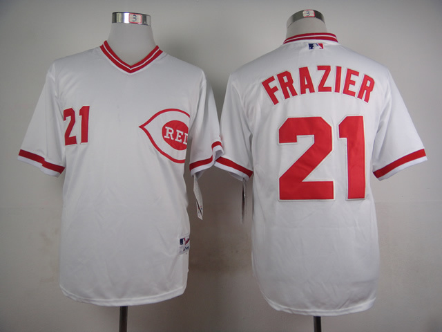 Cincinnati Reds 21 Todd Frazier White men baseball mlb jersey