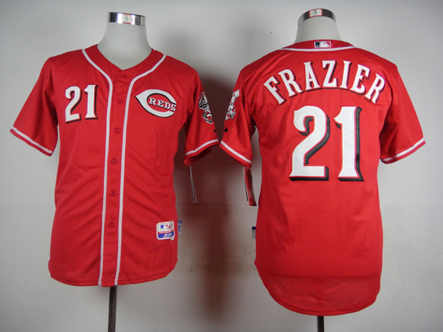 Cincinnati Reds 21 Todd Frazier red men baseball mlb jersey