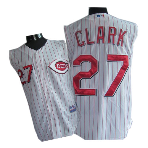 Cincinnati Reds 27 Clark White men baseball mlb jerseys