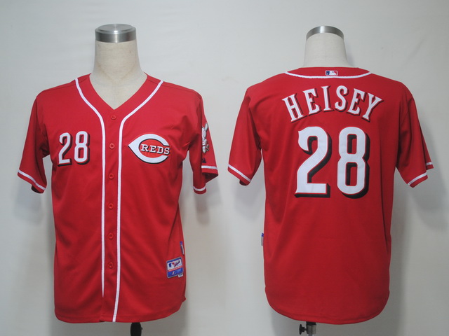 Cincinnati Reds 28 Heisey Red men baseball mlb jerseys