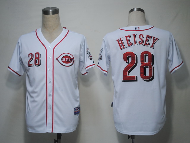 Cincinnati Reds 28 Heisey White men baseball mlb jerseys