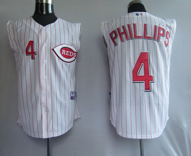 Cincinnati Reds 4 Brandon Phillips White men baseball mlb Jersey