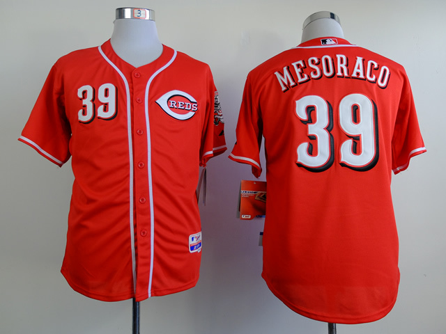 Cincinnati Reds Devin Mesoraco 39 red men baseball mlb jerseys