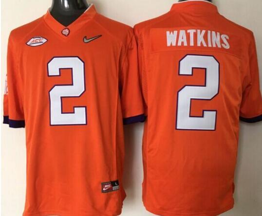 Clemson Tigers 2 Sammy Watkins Orange men NCAA college Football Jersey Clemson Tigers 2 Sammy Watkins Orange men NCAA college Football Jersey