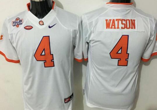 Clemson Tigers 4 Deshaun Watson white men NCAA college Football Jerseys Clemson Tigers 4 Deshaun Watson white men NCAA college Football Jerseys
