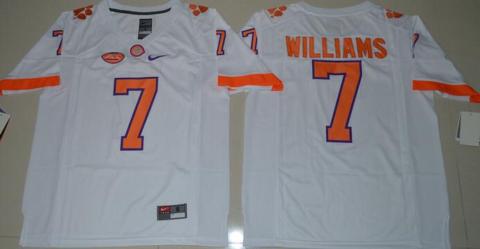 Clemson Tigers 7 Mike Williams white men NCAA college Football Jersey