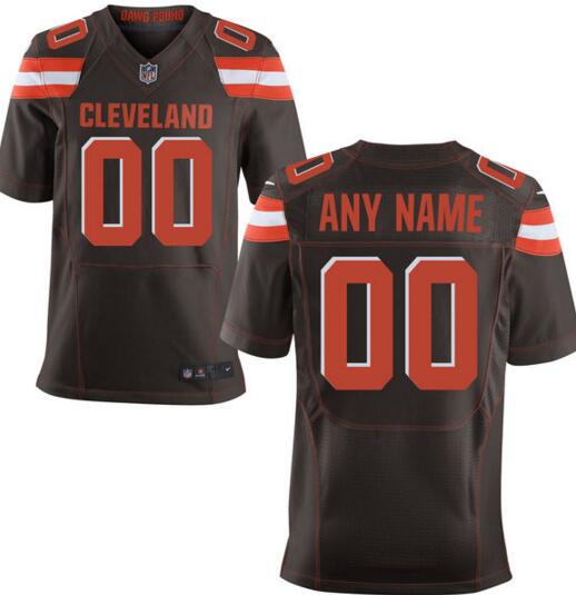 Cleveland Browns Nike Brown Elite Custom Jersey for Men women youth kids