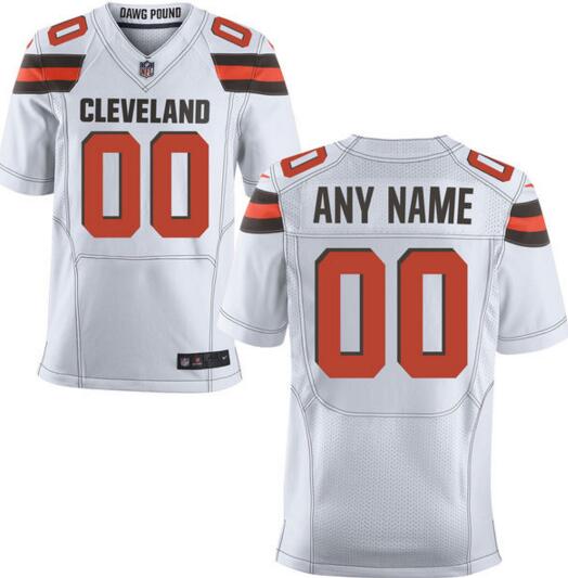 Cleveland Browns Nike white Elite Custom Jersey for Men women youth kids