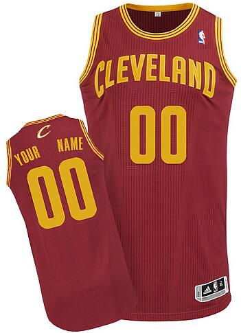 Cleveland Cavaliers Custom red Road Jersey for sale