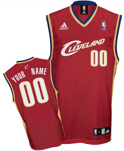 Cleveland Cavaliers Custom red adidas Road Jersey for sale