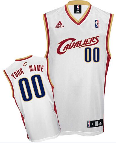 Cleveland Cavaliers Custom white adidas Home Jersey for sale