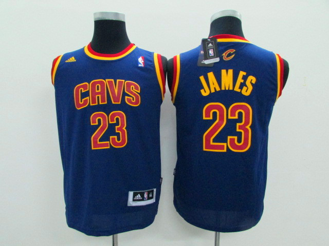 LeBron James youth blue jersey