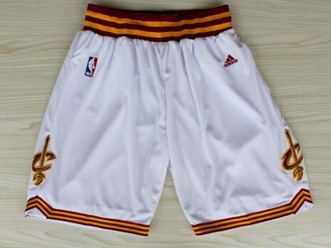 Cleveland Cavaliers white nba shorts