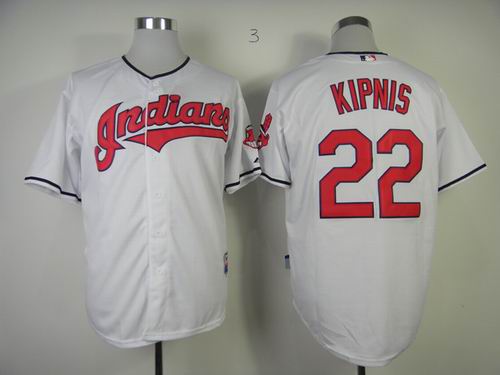 Cleveland Indians 22 KIPNIS  White men baseball mlb jerseys