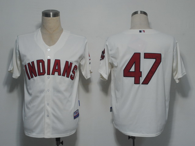 Cleveland Indians 47 Duncan Cream men baseball mlb jerseys