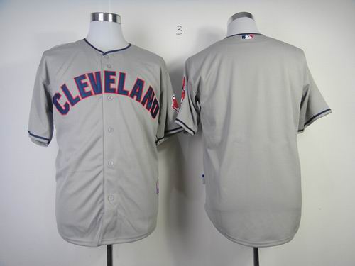 Cleveland Indians blank gray men baseball mlb jerseys