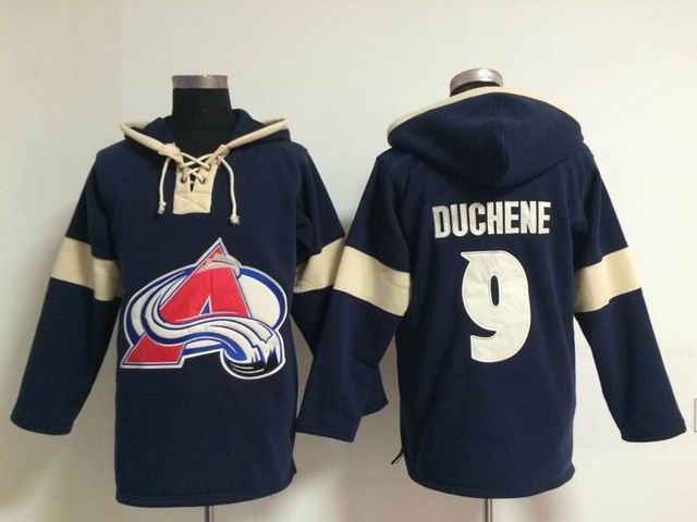 Colorado Avalanche #9 Matt Duchene blue Ice Hockey hooded sweatshirt