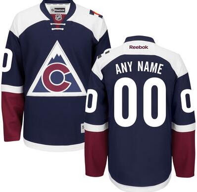 Colorado Avalanche Blue Home Authentic NHL Jerseys Custom any name number