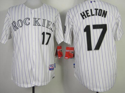 Colorado Rockies 17 Todd Helton white men baseball mlb jersey