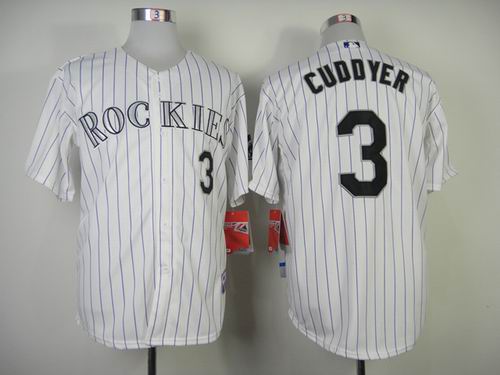 Colorado Rockies 3 Michael Cuddyer white men baseball mlb Jersey