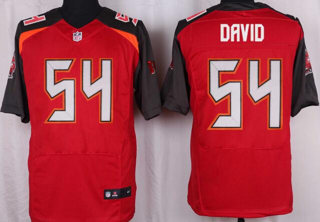 Customized Nike Tampa Bay Buccaneers #54 David red elite nfl Jerseys