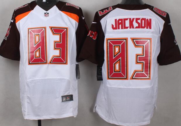 Customized Nike Tampa Bay Buccaneers 83 Jackson White elite nfl Jerseys