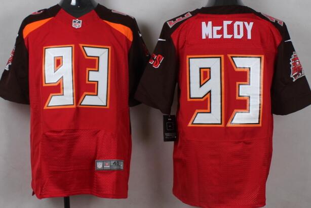 Customized Nike Tampa Bay Buccaneers 93 McCoy red elite nfl jersey