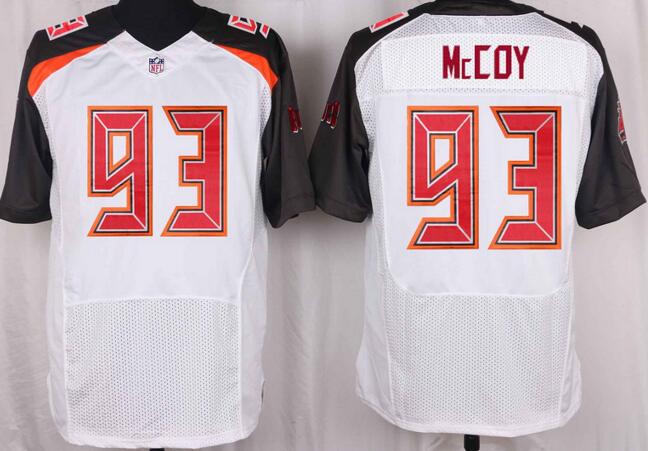 Customized Nike Tampa Bay Buccaneers 93 McCoy white elite nfl jersey