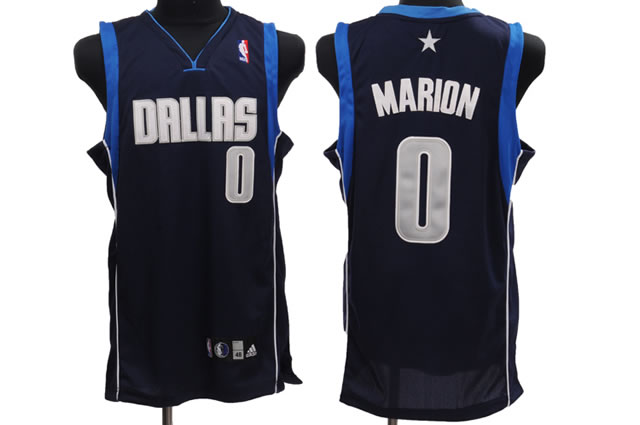 Dallas Mavericks 0 Shawn Marion blue adidas men NBA basketball Jerseys