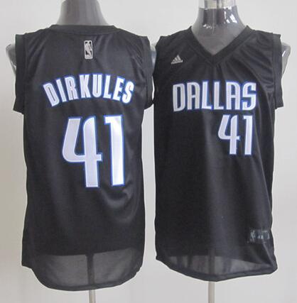 Dallas Mavericks 41 Dirk Nowitzki black Leopard color adidas men NBA basketball Jersey