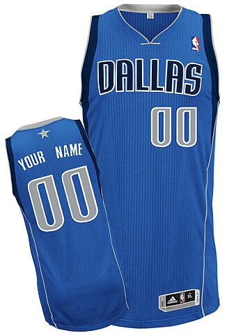 Dallas Mavericks Custom blue Road Jersey for sale