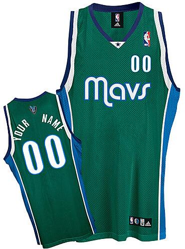 Dallas Mavericks green Jersey - 2008 version custom any name number