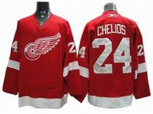 Detroit Red Wings 24 SALEI red men ice hockey nhl jerseys