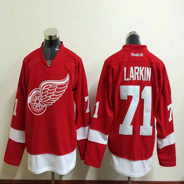 Detroit Red Wings 71 Dylan Larkin Red men ice hockey nhl jersey