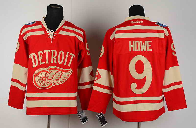 Detroit Red Wings Gordie HOWE 9 new Red men ice hockey nhl jersey