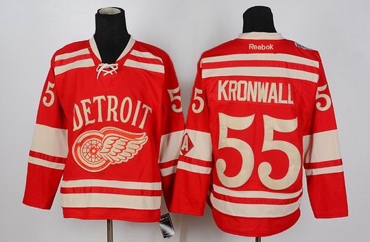 Detroit Red Wings KRONWALL 55 new Red men ice hockey nhl jersey