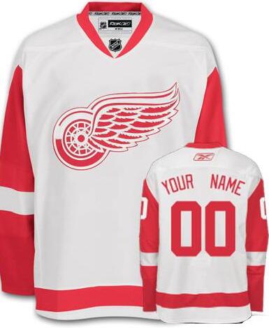 Detroit Red Wings White Road Authentic NHL Jersey