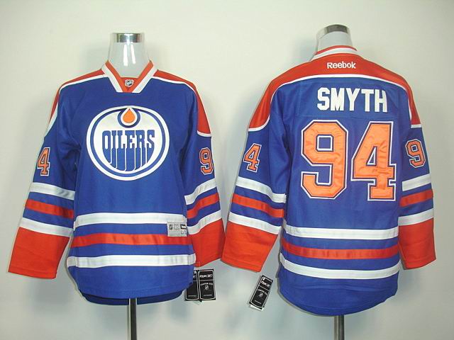 Edmonton Oilers #94 SMYTH blue nhl youth jerseys