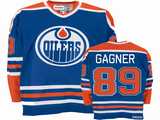 Edmonton Oilers 89 GAGNER Blue CCM  men nhl ice hockey  jerseys