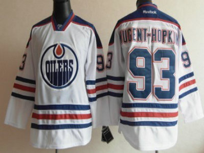 Edmonton Oilers 93 Ryan Nugent-Hopkins white NHL Jerseys