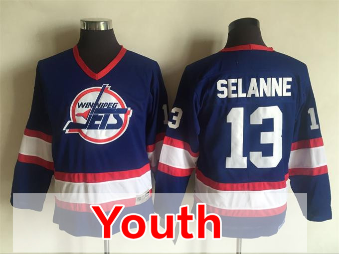 Youth 13 Teemu Selanne Hockey Jersey